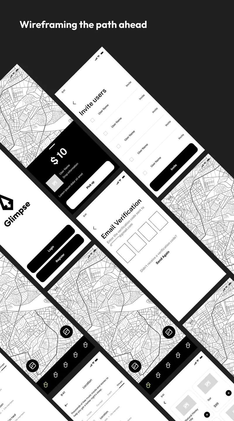 Glimpse screens, board 5